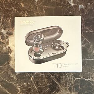 TOZO T10 True Wireless Stereo Earbuds - Black
